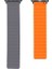 ​​​watch 40MM Uyumlu Krd-52 Kordon Zore - Gri-Sarı 2
