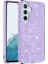 Galaxy A54 Kılıf Zore Shining Silikon-Mor 1
