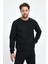 Erkek Yağmur Desen Sıfır Yaka Sweat 1