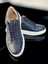 Lüks Deri Erkek Sneaker, Lacivert 4