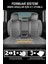 Volkswagen Caravelle Uyumlu 5 Koltuk Tam Set Deri Oto Koltuk Kılıfı Terletme Yapmaz Gri 2