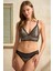 Kadın Balensiz Desteksiz Dolgusuz Dantelli Bralet Sütyen ve Slip Takım 1
