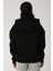 Basic Kadın Oversize Fit Kapüşonlu ve Fermuarlı Üst 2