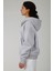 Basic Kadın Oversize Fit Kapüşonlu ve Fermuarlı Üst 3