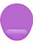 Bilek Destekli Mousepad - Kaymaz Mouse Ped - Fare Pedi - Oval Mouse Altlığı - Oval Mousepad - Mor Mouseped 4