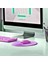 Bilek Destekli Mousepad - Kaymaz Mouse Ped - Fare Pedi - Oval Mouse Altlığı - Oval Mousepad - Mor Mouseped 5