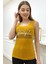 Kadın Slim Fit Beautiful Yazılı Crystal Taşlı Şık Kadın Atlet Kolsuz Tshirt 3