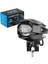 2 Adet Motosiklet LED Lazer Sis Farı Delici Modifiye Beyaz Sarı Çift Renk 12-80 Volt 1