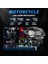 2 Adet Motosiklet LED Lazer Sis Farı Delici Modifiye Beyaz Sarı Çift Renk 12-80 Volt 4