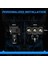 2 Adet Metal Motosiklet 3 LED Lazer Sis Farı Kasa Baykuş Model Delici Beyaz Sarı Çift Renk 12-80 V 2