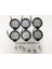 6 Adet 14 LED Yuvarlak Off Road Sis Farı Çalışma Lambası Projektör 1