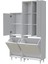 Mis Urla Yenice Banyo Dolabı Mutfak Dolabı Oyuncak Dolabı Çok Amaçlı Dolap 97 x 165 cm 5