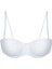 Beyaz Desteksiz Straplez Kaplı Sütyen NBB3510 3