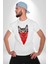 Maske Gangester Kedi Grafik Baskılı Pamuklu Penye Kadın Erkek Beyaz Tişört 3