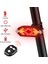 5 Modlu Su Geçirmez USB LED Şarjlı Sinyal Kablosuz Kumandalı Bisiklet - Scooter Arka Işık 2