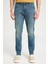 Regular Fit Normal Kesim Normal Bel Düz Paça Mavi Texas Jean Kot Pantolon 5