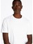 Beyaz Erkek T-Shirt MW0MW38620YBR 3