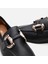 01AYH303940A100 Deri Siyah Kadın Tokalı Loafer 5