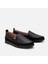 01AYH306710A100 Deri Siyah Kadın Loafer 2