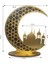 Ramazan Temalı 20 x 20 cm Pleksi Dekor Süs Camii ve Hilal Model Altın Renk 1