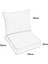 Dış Mekan Koltuk Sandalye Yer Minderi Sırt Dayamalı Alt Üst Takım 50 x 50 x 10 cm 2'li Set Sadece Minder 4
