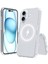 Apple iPhone 16 Kamera Çıkıntılı Şeffaf Magsafe Wireless Kablosuz Şarj Destekli V-Mags Kılıf 4