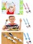 2 Parça Hayvan Figürlü Çocuk Bebek Yemek Çatal Kaşık Mama Seti 4