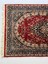 95X158CM Osmanlı Tarzı El Yapımı Çiçek Desenli Kırmızı-Lacivert Vintage Yün Halı, Yatak Odası Için Anatolian Model 4