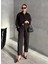 Siyah Merlin Kemerli Gömlek Pantolon Takım 1