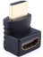 270° Derece HDMI Dirsek Adaptörü - HDMI L Çevirici Uzatma Dönüştürücü 4