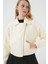 0717 Kadın Kısa Kaşe Ceket - Krem 3