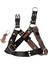 köpek göğüs tasması küçük ırk örgülü kolon deri göğüs ölçüsü:40-65cm ayarlamalı dog harness GT5-26 5
