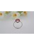 Pembe Taşlı Oval 925 Ayar Silver Gümüş Yüzük 3
