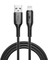 Lightning USB Data ve Şarj Kablo WI-C042E Starlink Serisi Hızlı Şarj Özellikli 2.4A 1m Siyah 1