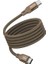 Type-C To Type-C Pd Magnetik Kablo Recci RS23CC 65W Hızlı Şarj Özellikli 1m Desert Gold 1