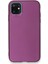 Apple iPhone 11 (6.1'') Premium Silikon Kılıf Mor 1