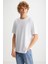 Alessandro Erkek %100 Pamuk Kısa Kollu Regular Fit 3'lü Pmb/ Gri/ Vzn/ Byz T-shirt 5