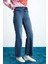 COCHEM Kadın Organik Pamuk İç Göstermeyen Astarlı Mavi Jeans 5