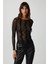 Alıyah Kadın Slim Fit Uzun Kollu Siyah Bluz 3