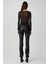 Alıyah Kadın Slim Fit Uzun Kollu Siyah Bluz 6