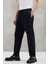 Blaz Erkek Dokuma Beli Lastikli Slim Fit Kesimli Kordonlu Cepli Lacivert Pantolon 1