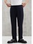 Blaz Erkek Dokuma Beli Lastikli Slim Fit Kesimli Kordonlu Cepli Lacivert Pantolon 4