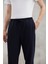 Blaz Erkek Dokuma Beli Lastikli Slim Fit Kesimli Kordonlu Cepli Lacivert Pantolon 5