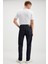 Bruno Erkek Denim Regular Rahat Kalıp Kalın Dokulu Yıkama Efektli Lacivert Jeans 5