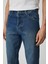 Erkek Regular Fit Rahat Kesim Kalın Dokulu Yıkama Efektli Magic Denim Orta Mavi Jeans 3