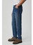 Erkek Regular Fit Rahat Kesim Kalın Dokulu Yıkama Efektli Magic Denim Orta Mavi Jeans 4