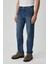 Erkek Regular Fit Rahat Kesim Kalın Dokulu Yıkama Efektli Magic Denim Orta Mavi Jeans 5