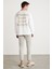 Benıto Erkek Sırt Baskı Detaylı Oversize %100 Organik Pamuk Örme Uzun Kol Beyaz T-shirt 6