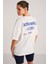 Arcadıa Kadın Arka Ve Önü Yazi Detaylı Ekru/mavi T-shirt 1