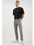 Antonıa Erkek Tappared Fit Boru Paça Kalın Dokulu Esnek Yapılı Magic Denim Kot Açık Gri Jeans 2